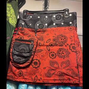 Wrapping mini-Skirt ( both side can wear also )